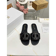 Dior D-Club Slide Calfskin Black - 1