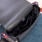 Gucci GG Supreme Diaper Bag Black 44x28x14cm - 5