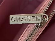 Chanel Shopping Tote Caviar Silver Pink 33x24x13cm - 3