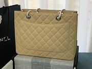 Chanel Shopping Tote Caviar Silver Beige 33x24x13cm - 2