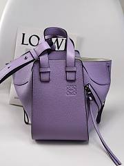 Loewe Compact Hammock Bag Purple 20x19x14cm - 1