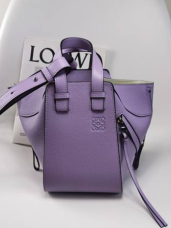 Loewe Compact Hammock Bag Purple 20x19x14cm