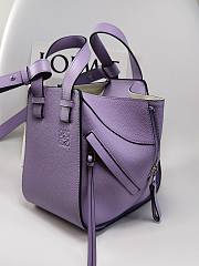 Loewe Compact Hammock Bag Purple 20x19x14cm - 6