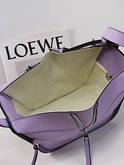 Loewe Compact Hammock Bag Purple 20x19x14cm - 3