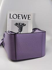 Loewe Compact Hammock Bag Purple 20x19x14cm - 2