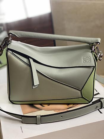 Loewe Puzzle Small Bag Green 24x14x12cm