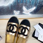 Chanel Espadrilles Gold & Black  - 2