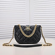 Chanel Small Hobo Bag Small Black 23x17x7cm - 1