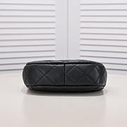 Chanel Small Hobo Bag Small Black 23x17x7cm - 5