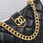 Chanel Small Hobo Bag Small Black 23x17x7cm - 2