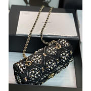 Chanel SS2022 Spring and Summer New Series Chain Black 20x15.5x6cm - 4