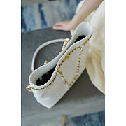 Chanel Tote Small Handbag White 31x24x7cm - 4