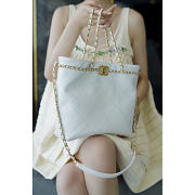 Chanel Tote Small Handbag White 31x24x7cm - 2