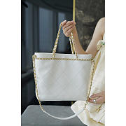 Chanel Tote Small Handbag White 31x24x7cm - 3