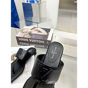 Louis Vuitton LV Drapy Flat Thong Black - 6