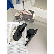 Louis Vuitton LV Drapy Flat Thong Black - 3