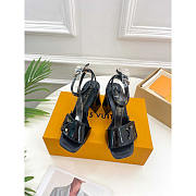 Louis Vuitton LV Shake Sandal Black Heel 9.5cm - 5