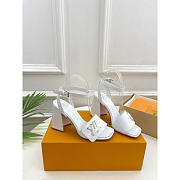 Louis Vuitton LV Shake Sandal White Heel 9.5cm - 1