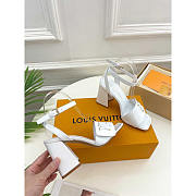 Louis Vuitton LV Shake Sandal White Heel 9.5cm - 3