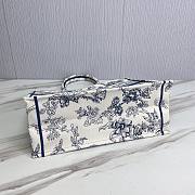 Dior Large Book Tote Blue White 41.5cm - 5