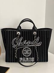 Chanel 23P Shopping Tote Black 30x50x22cm - 1