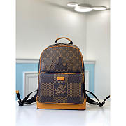 Louis Vuitton LV x Nigo Campus Backpack Damier Ebene Giant Brown 30x39x13cm - 1