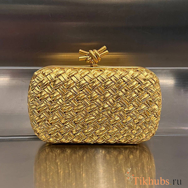 Bottega Veneta Knot Gold 20x12x5.5cm - 1