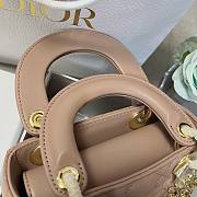 Dior Mini Lady Rose Gold 17cm - 3