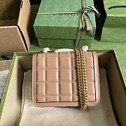 Gucci Deco Mini Shoulder Bag Rose Beige 18x14.5x8cm - 3