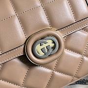 Gucci Deco Mini Shoulder Bag Rose Beige 18x14.5x8cm - 2
