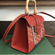 Goyard Mini Saigon Red Size 21 × 14 × 9 cm - 4