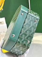 Goyard Alto Hatbox Trunk Bag Green 18x7x16.5 - 5