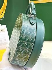 Goyard Alto Hatbox Trunk Bag Green 18x7x16.5 - 3