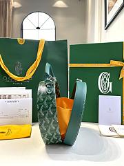 Goyard Alto Hatbox Trunk Bag Green 18x7x16.5 - 2