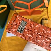 Goyard Menaudiere Trunk Orange Bag 17x11.5x5.5cm - 3