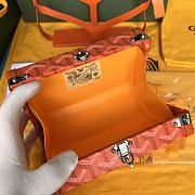 Goyard Menaudiere Trunk Orange Bag 17x11.5x5.5cm - 2