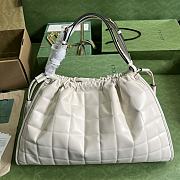 Gucci Deco Medium Tote Bag White 43x28x8cm - 3