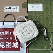 Gucci Blondie Top Handle Bag White 17x15x9cm - 1