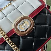 Gucci Mini Deco White Black Red 18x14.5x8cm - 2