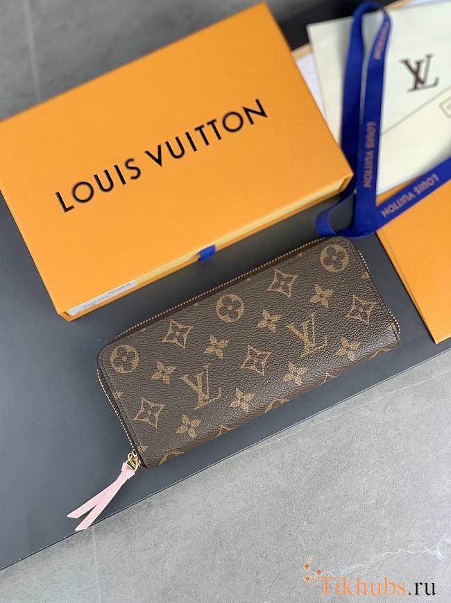Louis Vuitton LV Clemence Wallet Rose 19.5x9x11.5cm - 1