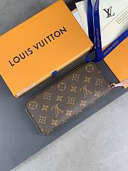 Louis Vuitton LV Clemence Wallet Rose 19.5x9x11.5cm - 4