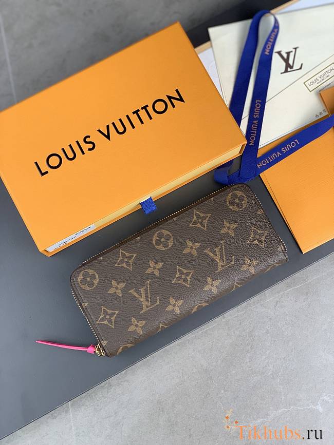 Louis Vuitton LV Clemence Wallet Fuchsia 19.5x9x11.5cm - 1