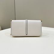 Fendi Fendigraphy Wallet On Chain White 21.5x14.5x11cm - 5