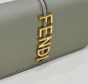 Fendi Fendigraphy Wallet On Chain Green 21.5x14.5x11cm - 5