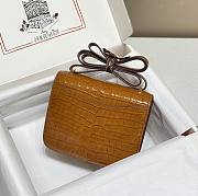 Hermes Constance Crocodile Brown Gold 18x15x4cm - 5