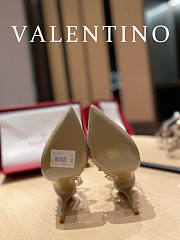 Valentino Rockstub Sandals Pink Nude Heel 9cm - 3