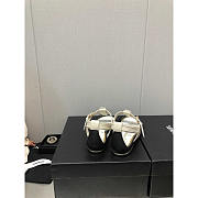 Chanel Party Style Logo Sandals Black and White - 3