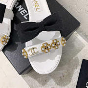 Chanel Casual Style Party Style Elegant Style Mules White - 2