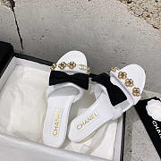 Chanel Casual Style Party Style Elegant Style Mules White - 5