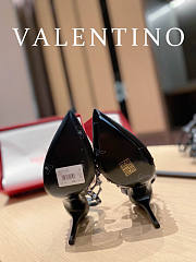 Valentino Rockstub Sandals Black Heel 9cm - 2